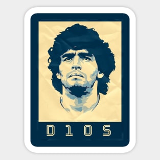 Rip Print Diego Maradona T-Shirt Sticker